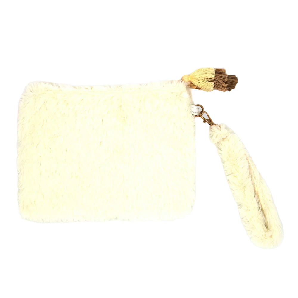 Versatile Faux Fur Clutch Bag