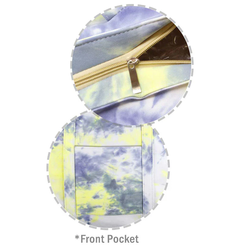 Stylish Blue Tie-Dye Tote Bag