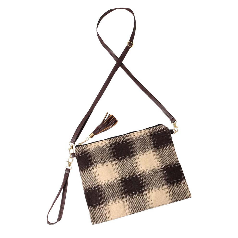 Chic Plaid Crossbody Bag