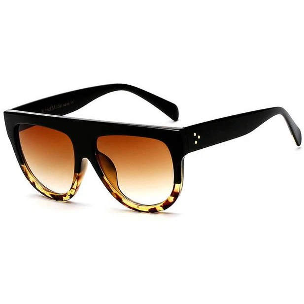 Stylish Tortoiseshell Gradient Sunglasses