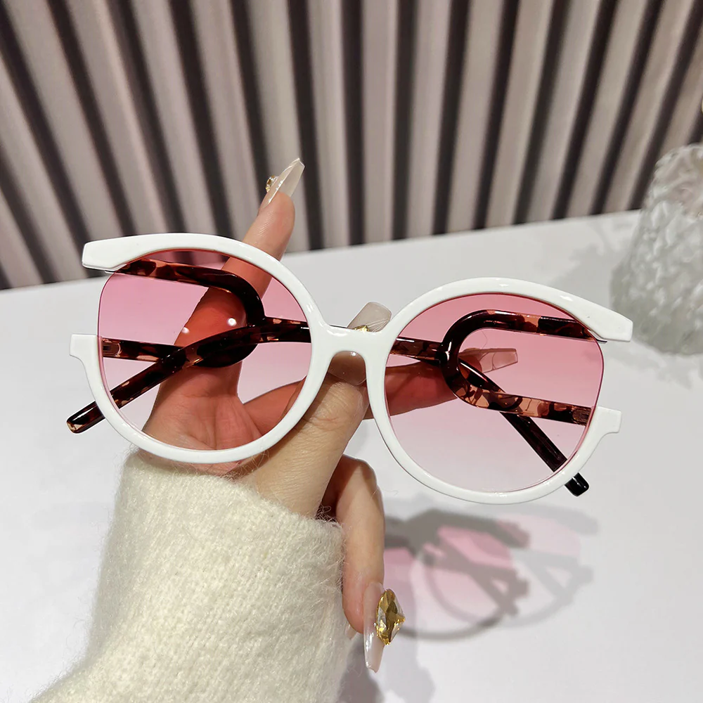 Chic Round Frame Sunglasses
