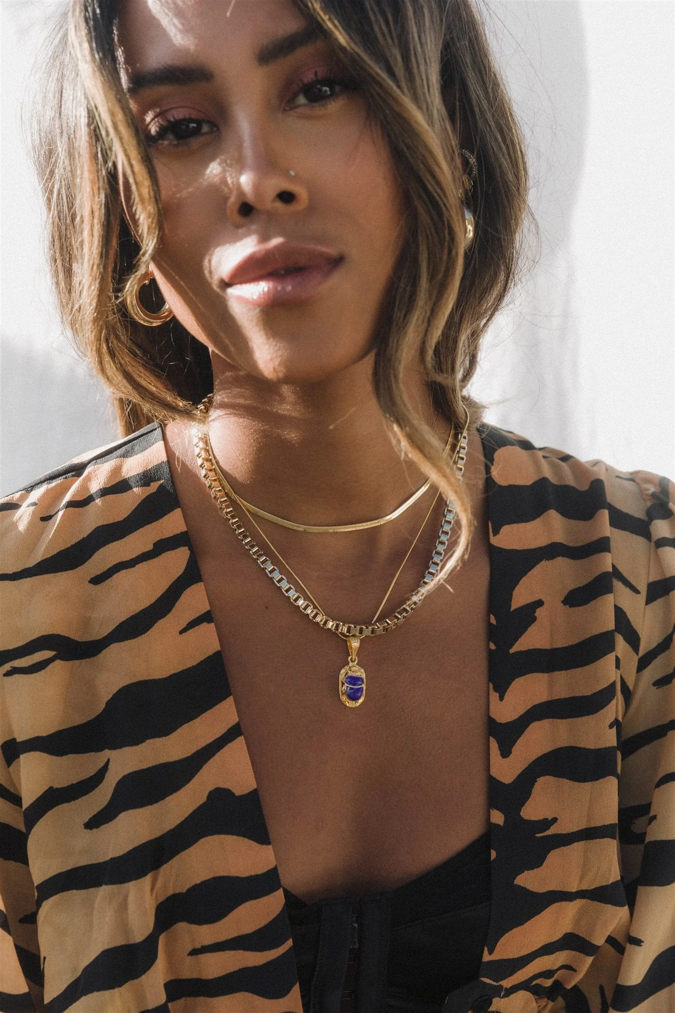 Elegant Golden Hoop Earrings